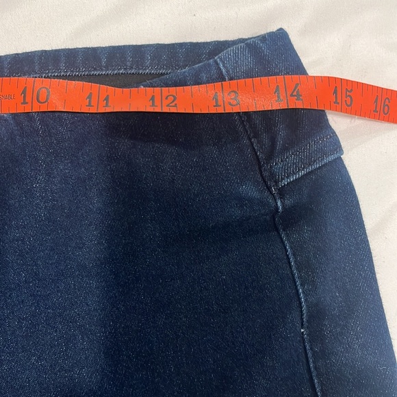 Soft Surroundings Pull-on Jeans Size Small Petite Dark Wash Skinny High Rise - Picture 8 of 9